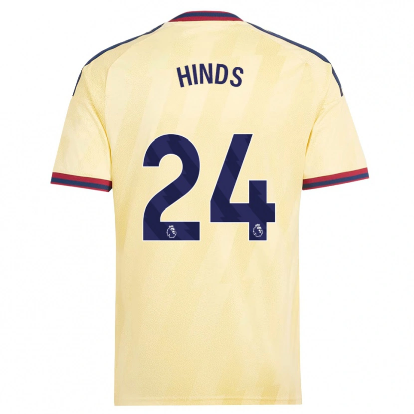 Danxen Hombre Camiseta Taylor Hinds #24 Amarilloclaro Azulmedianoche Equipación Tercera 2026/27 La Camisa México