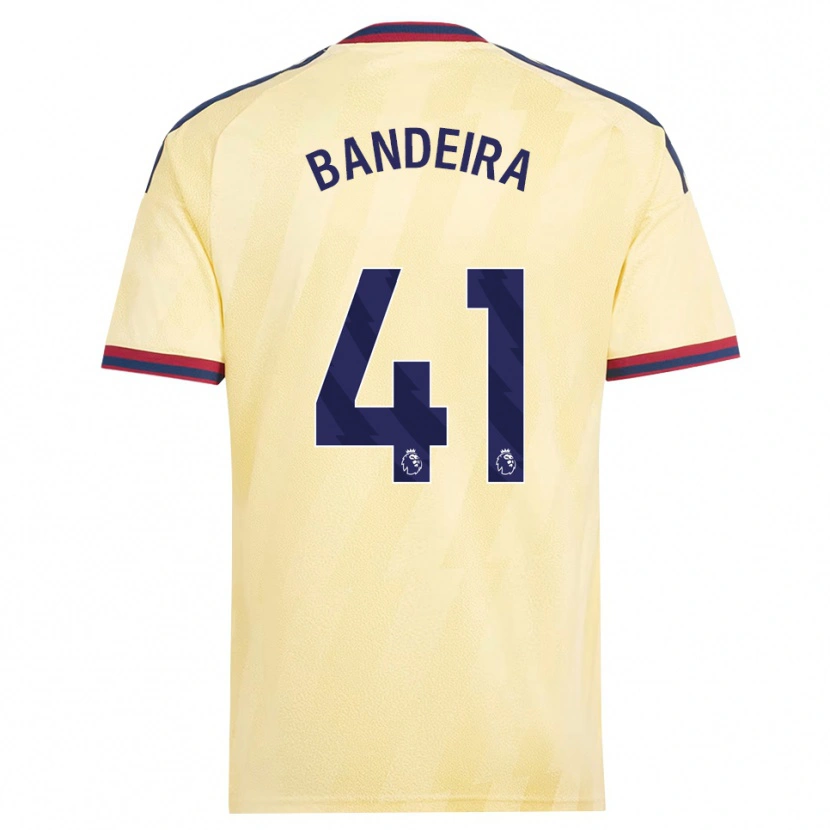 Danxen Hombre Camiseta Mauro Bandeira #41 Amarilloclaro Azulmedianoche Equipación Tercera 2026/27 La Camisa México