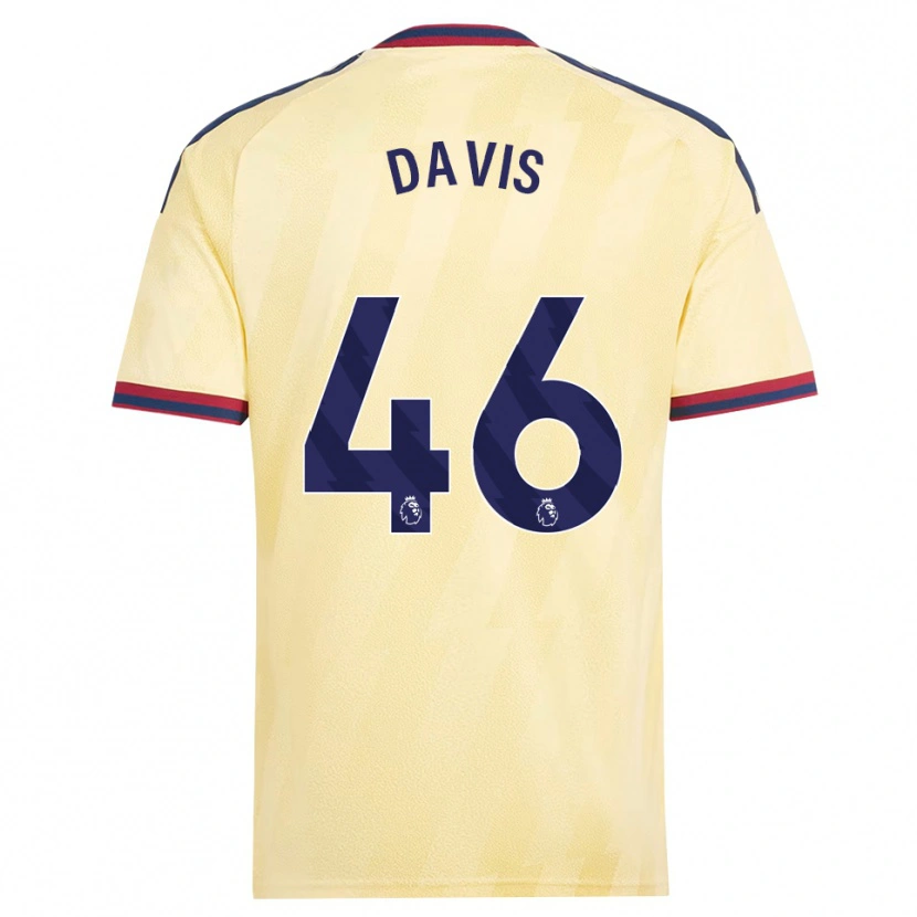 Danxen Hombre Camiseta Timi Davis #46 Amarilloclaro Azulmedianoche Equipación Tercera 2026/27 La Camisa México