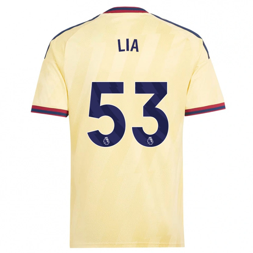 Danxen Hombre Camiseta Vivienne Lia #53 Amarilloclaro Azulmedianoche Equipación Tercera 2026/27 La Camisa México