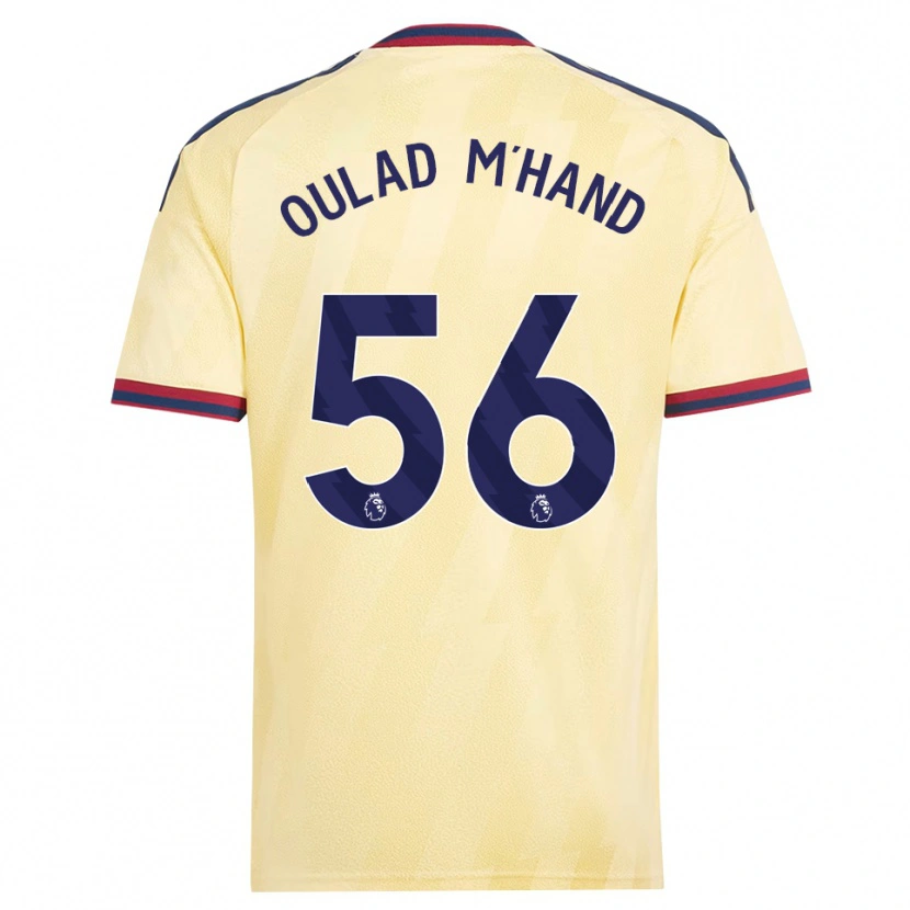 Danxen Hombre Camiseta Salah-Eddine Oulad M'hand #56 Amarilloclaro Azulmedianoche Equipación Tercera 2026/27 La Camisa México