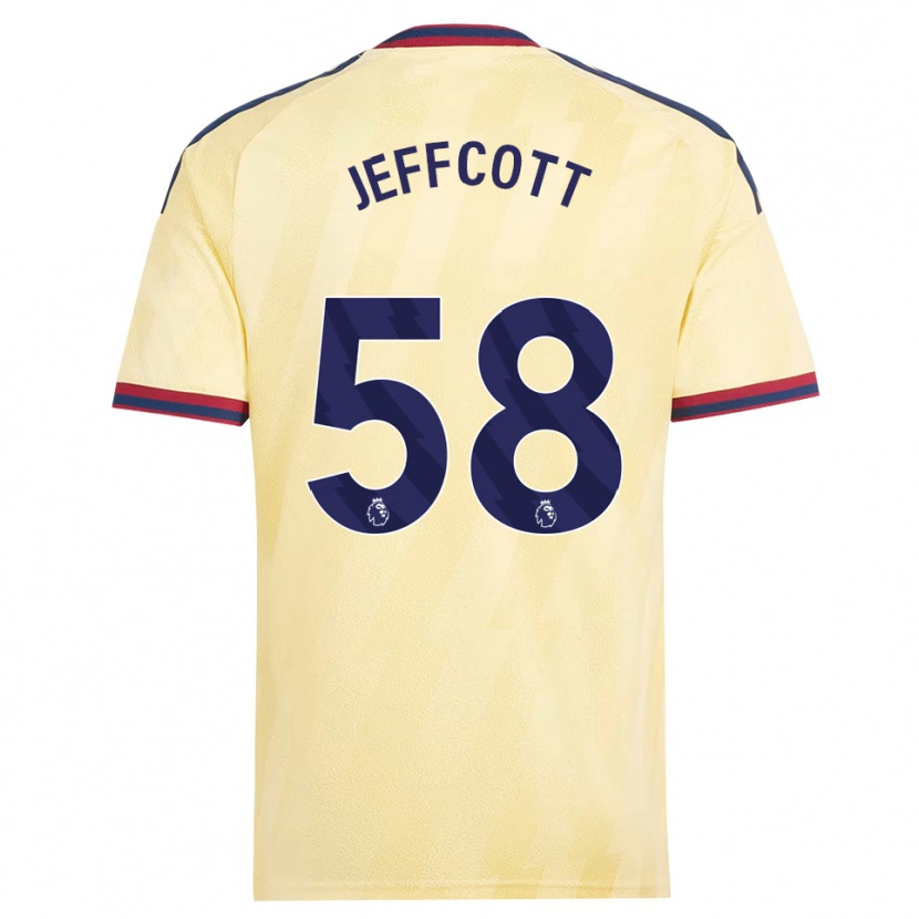 Danxen Hombre Camiseta Henry Jeffcott #58 Amarilloclaro Azulmedianoche Equipación Tercera 2026/27 La Camisa México