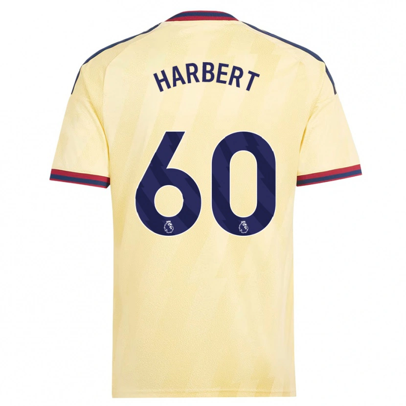 Danxen Hombre Camiseta Laila Harbert #60 Amarilloclaro Azulmedianoche Equipación Tercera 2026/27 La Camisa México