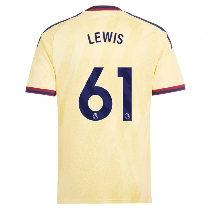 Danxen Hombre Camiseta George Lewis #61 Amarilloclaro Azulmedianoche Equipación Tercera 2026/27 La Camisa México