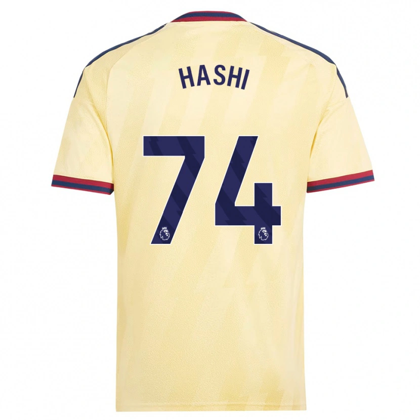 Danxen Hombre Camiseta Maalik Hashi #74 Amarilloclaro Azulmedianoche Equipación Tercera 2026/27 La Camisa México