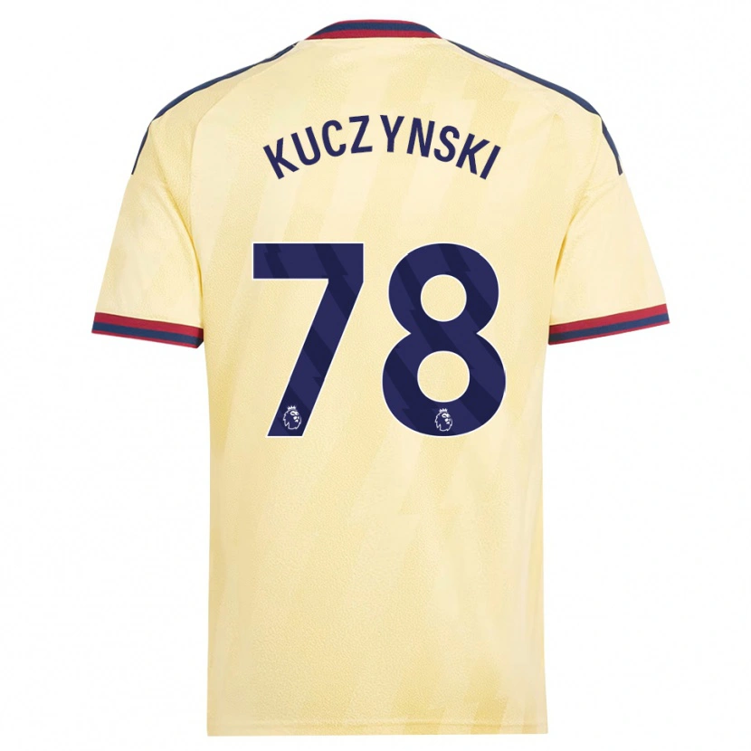Danxen Hombre Camiseta Max Kuczynski #78 Amarilloclaro Azulmedianoche Equipación Tercera 2026/27 La Camisa México