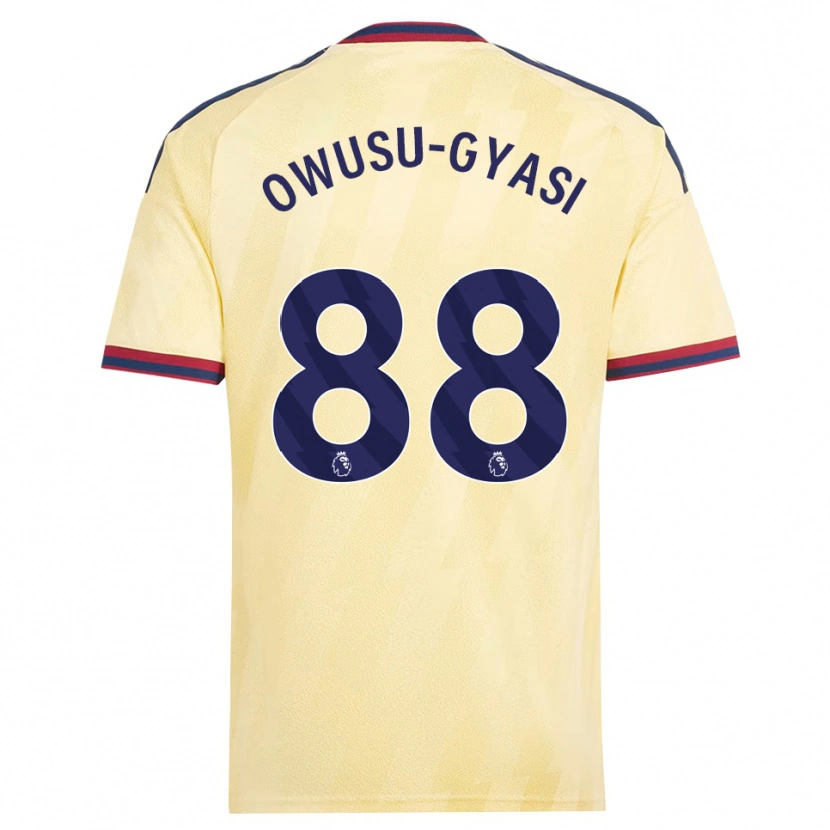 Danxen Hombre Camiseta Abraham Owusu-Gyasi #88 Amarilloclaro Azulmedianoche Equipación Tercera 2026/27 La Camisa México