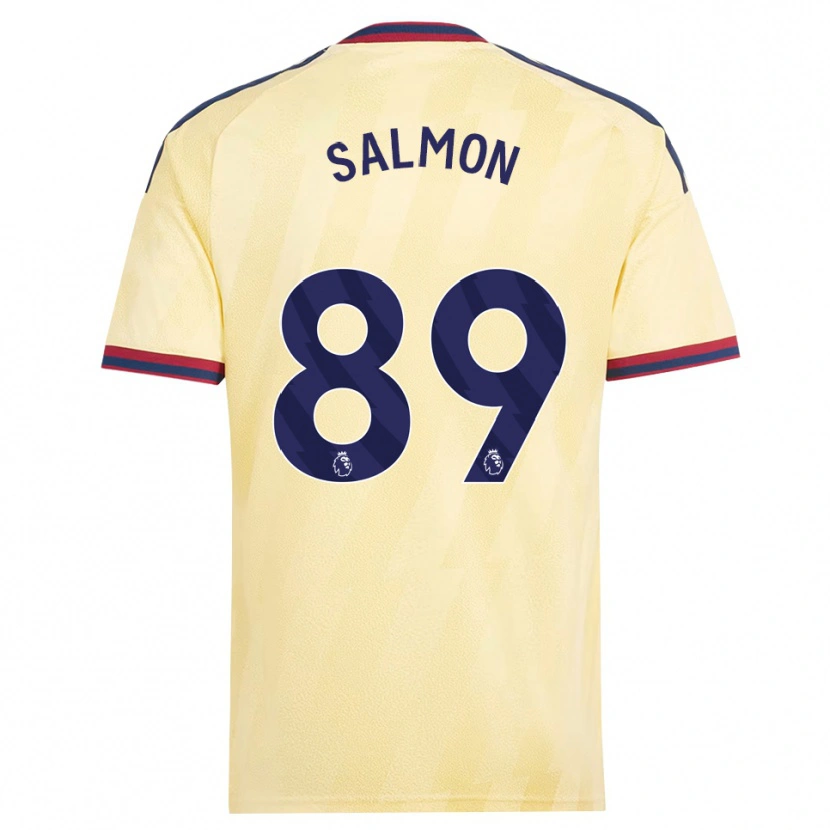 Danxen Hombre Camiseta Marli Salmon #89 Amarilloclaro Azulmedianoche Equipación Tercera 2026/27 La Camisa México