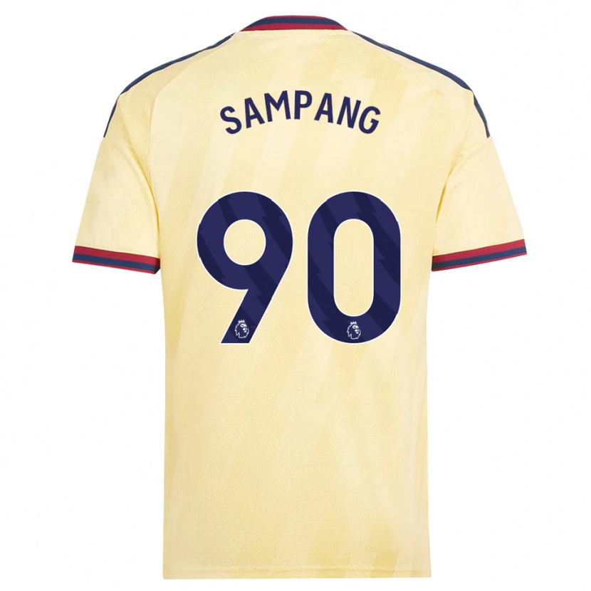 Danxen Hombre Camiseta Saurap Sampang #90 Amarilloclaro Azulmedianoche Equipación Tercera 2026/27 La Camisa México