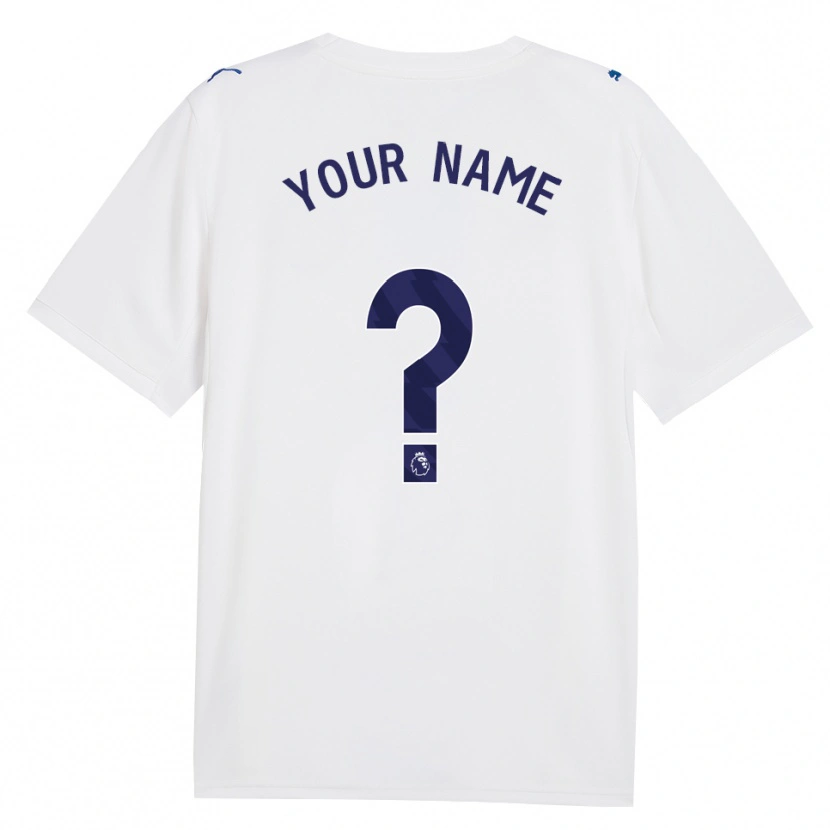 Danxen Hombre Camiseta Su Nombre #0 Azulmarino Blanco Equipación Tercera 2026/27 La Camisa México