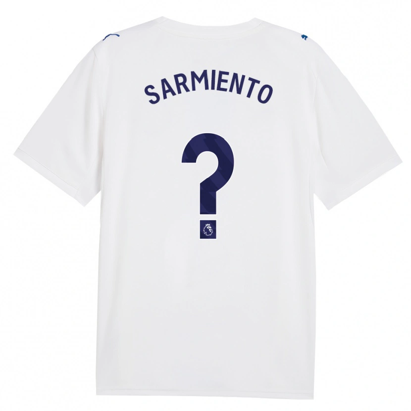 Danxen Hombre Camiseta Darío Sarmiento #0 Azulmarino Blanco Equipación Tercera 2026/27 La Camisa México