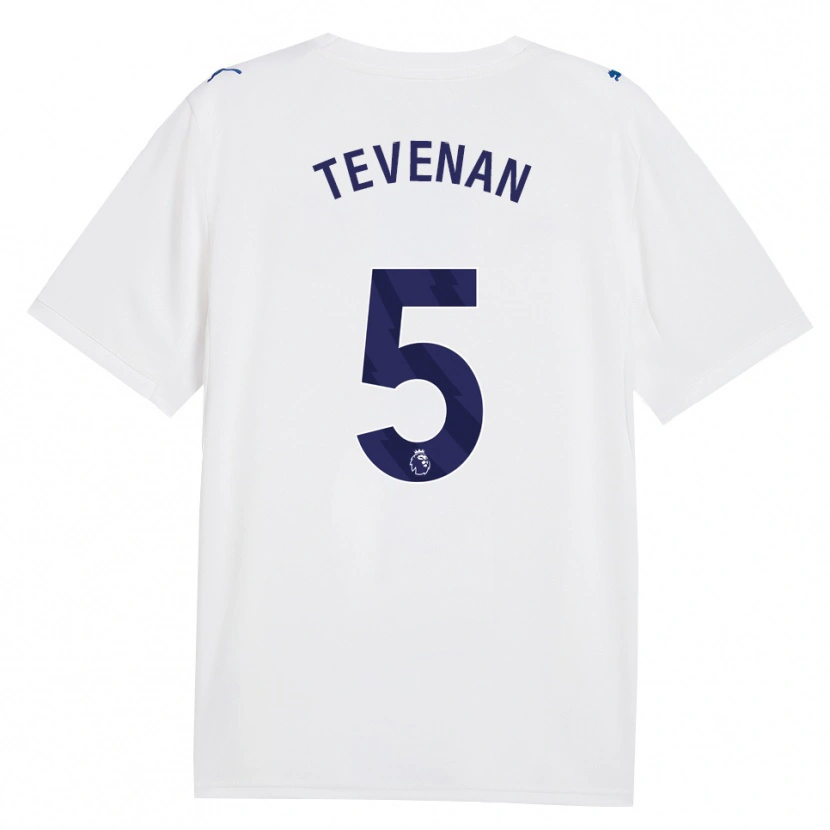 Danxen Hombre Camiseta Oliver Tevenan #5 Azulmarino Blanco Equipación Tercera 2026/27 La Camisa México