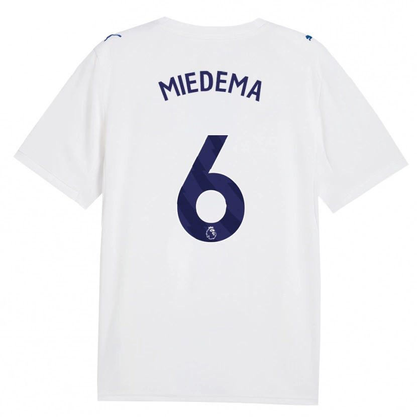 Danxen Hombre Camiseta Vivianne Miedema #6 Azulmarino Blanco Equipación Tercera 2026/27 La Camisa México