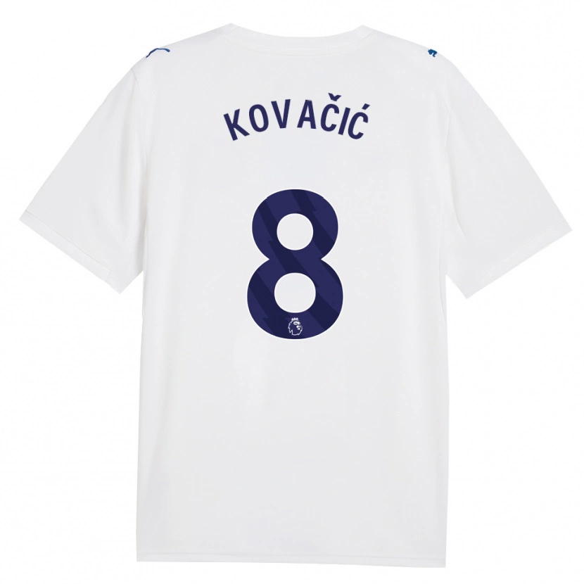 Danxen Hombre Camiseta Mateo Kovacic #8 Azulmarino Blanco Equipación Tercera 2026/27 La Camisa México
