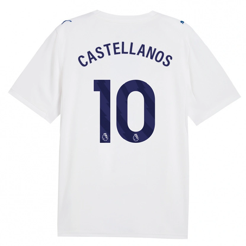 Danxen Hombre Camiseta Deyna Castellanos #10 Azulmarino Blanco Equipación Tercera 2026/27 La Camisa México