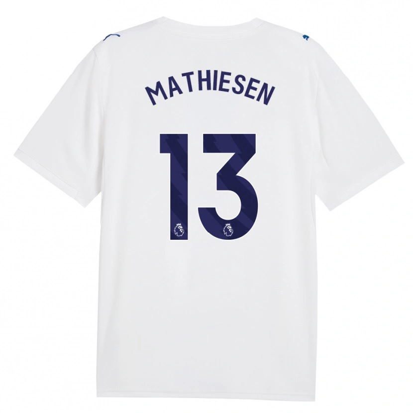 Danxen Hombre Camiseta Toran Mathiesen #13 Azulmarino Blanco Equipación Tercera 2026/27 La Camisa México