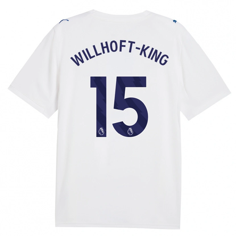 Danxen Hombre Camiseta Han Willhoft-King #15 Azulmarino Blanco Equipación Tercera 2026/27 La Camisa México