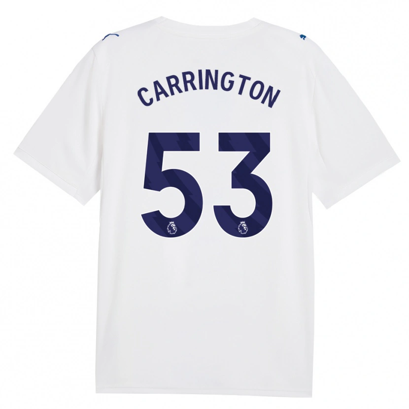 Danxen Hombre Camiseta Ezra Carrington #53 Azulmarino Blanco Equipación Tercera 2026/27 La Camisa México