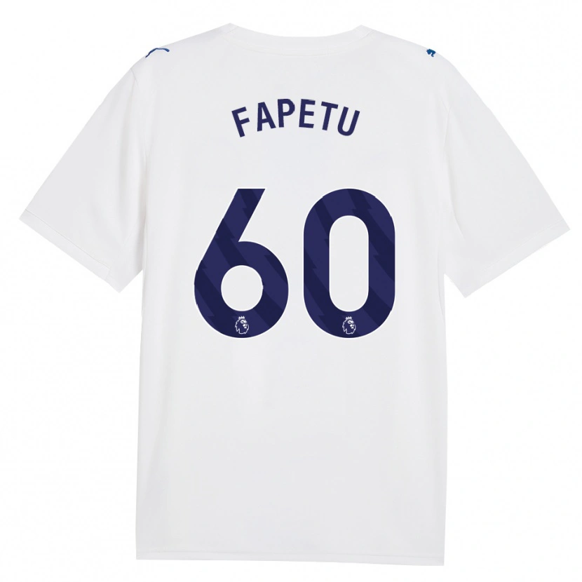 Danxen Hombre Camiseta Femi Fapetu #60 Azulmarino Blanco Equipación Tercera 2026/27 La Camisa México