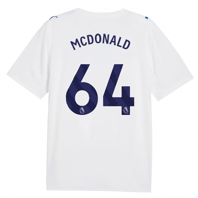 Danxen Hombre Camiseta Rowan Mcdonald #64 Azulmarino Blanco Equipación Tercera 2026/27 La Camisa México