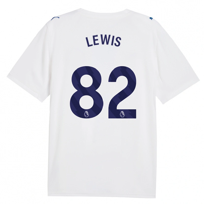 Danxen Hombre Camiseta Rico Lewis #82 Azulmarino Blanco Equipación Tercera 2026/27 La Camisa México