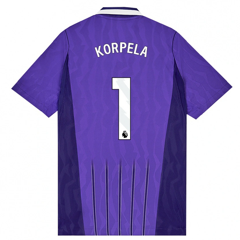 Danxen Hombre Camiseta Tinja-Riikka Korpela #1 Púrpura Blanco Equipación Tercera 2026/27 La Camisa México