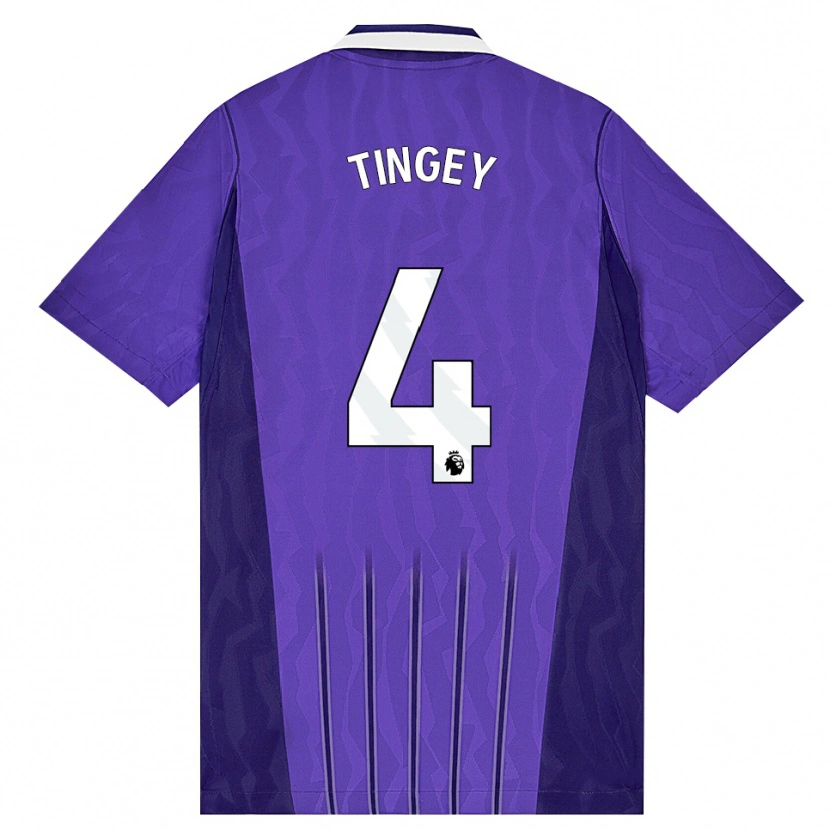 Danxen Hombre Camiseta Tyler Tingey #4 Púrpura Blanco Equipación Tercera 2026/27 La Camisa México