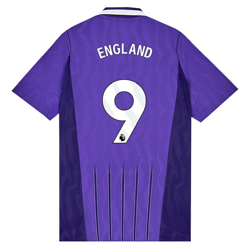 Danxen Hombre Camiseta Bethany England #9 Púrpura Blanco Equipación Tercera 2026/27 La Camisa México