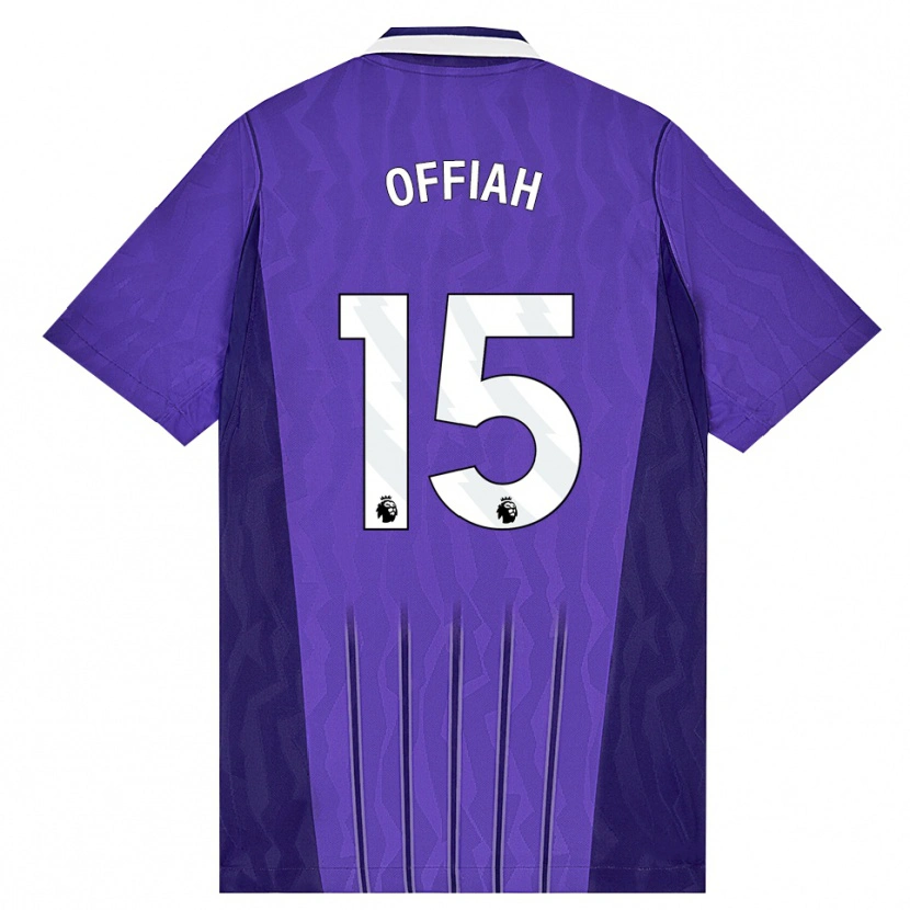 Danxen Hombre Camiseta Phoenix Offiah #15 Púrpura Blanco Equipación Tercera 2026/27 La Camisa México