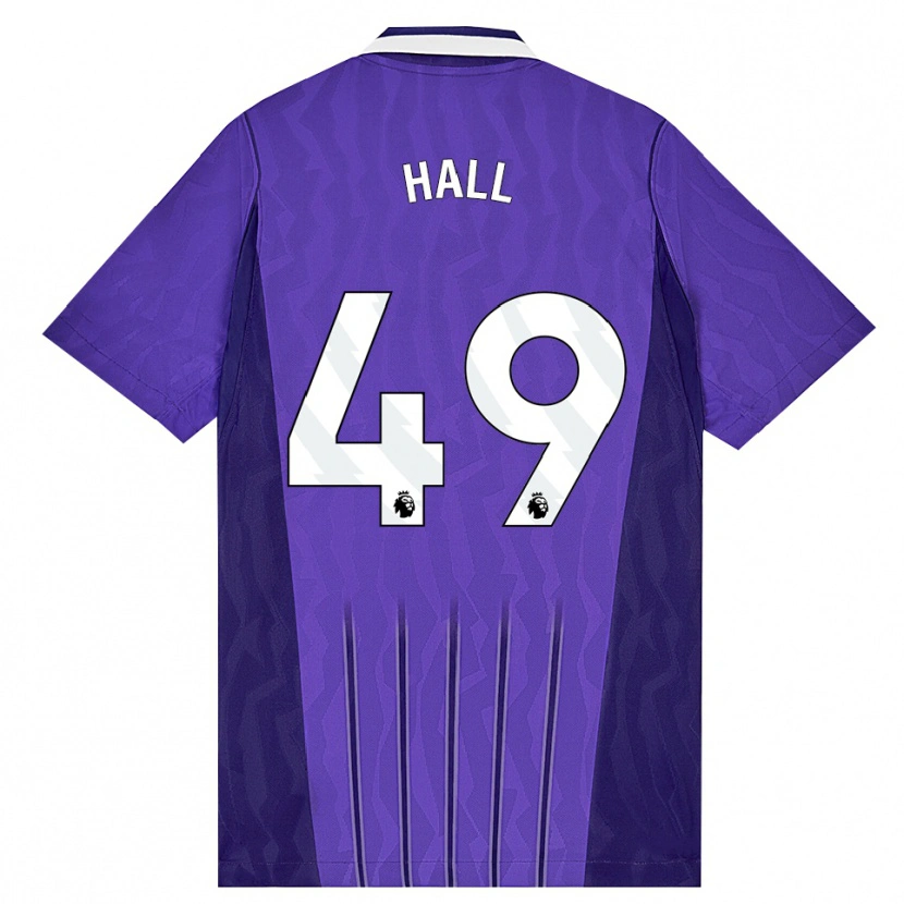 Danxen Hombre Camiseta Tyrese Hall #49 Púrpura Blanco Equipación Tercera 2026/27 La Camisa México