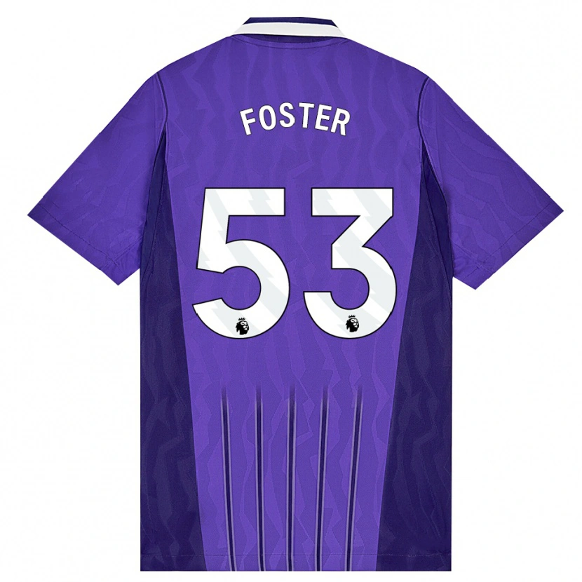 Danxen Hombre Camiseta Brooklyn Lyons Foster #53 Púrpura Blanco Equipación Tercera 2026/27 La Camisa México