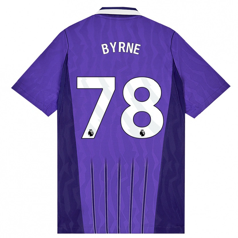 Danxen Hombre Camiseta Harry Byrne #78 Púrpura Blanco Equipación Tercera 2026/27 La Camisa México