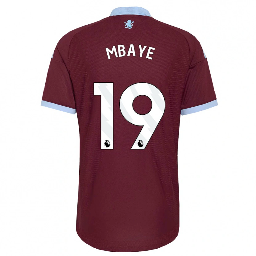Danxen Hombre Camiseta Ibrahim Mbaye #19 Azulaciano Borgoña 1ª Equipación 2026/27 La Camisa México