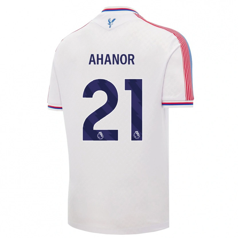 Danxen Hombre Camiseta Honest Ahanor #21 Blanco Rojo Azul 1ª Equipación 2026/27 La Camisa México