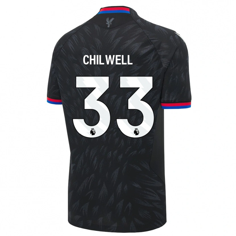 Danxen Hombre Camiseta Ben Chilwell #33 Negro Azul Rojo 2ª Equipación 2026/27 La Camisa México