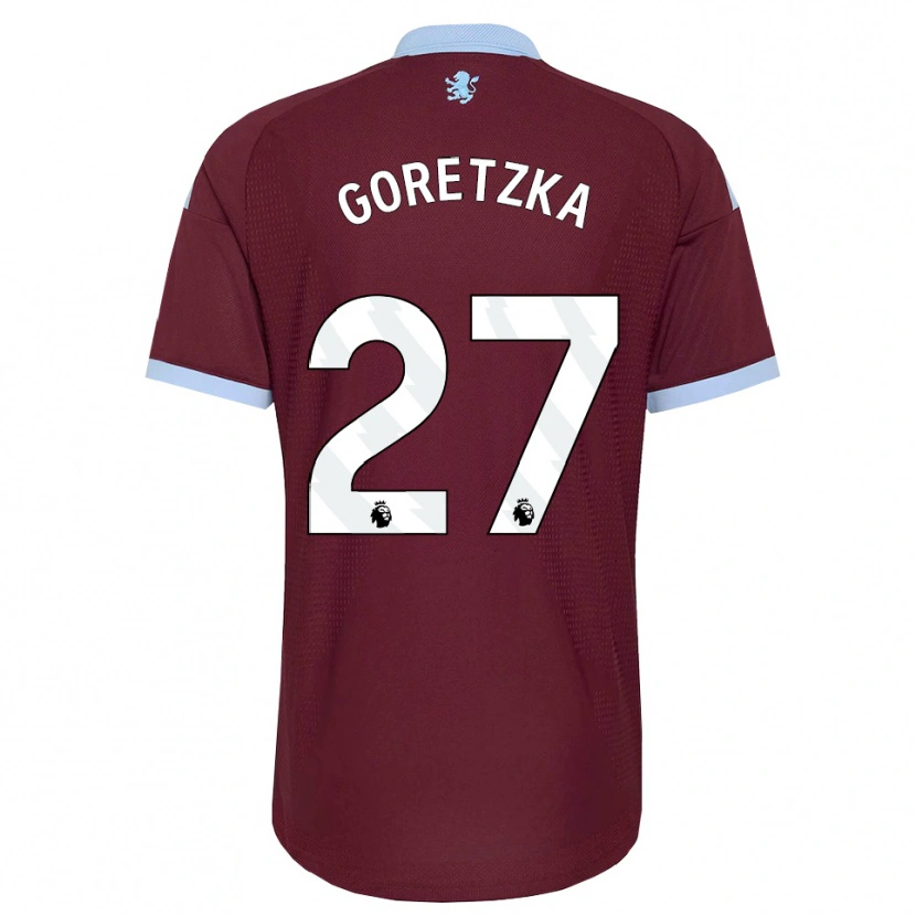 Danxen Hombre Camiseta Leon Goretzka #27 Azulaciano Borgoña 1ª Equipación 2026/27 La Camisa México