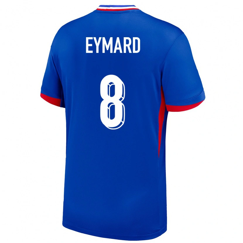Danxen Niño Camiseta Francia Paul Eymard #8 Azul 1ª Equipación 24-26 La Camisa México