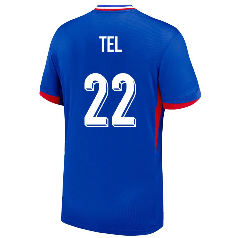 Danxen Niño Camiseta Francia Mathys Tel #22 Azul 1ª Equipación 24-26 La Camisa México