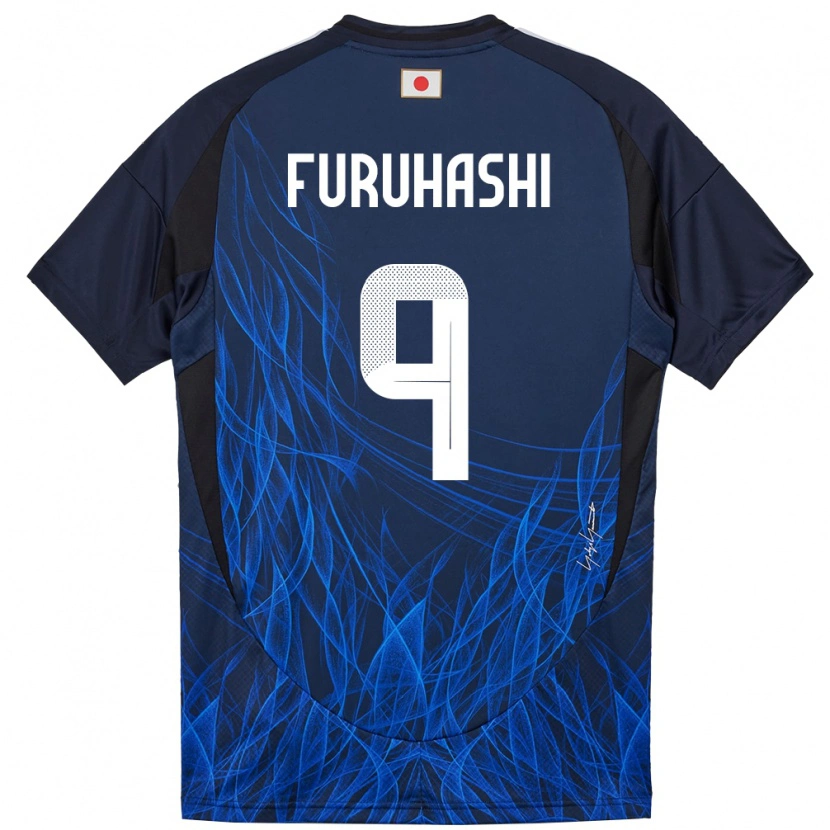 Danxen Niño Camiseta Japón Kyogo Furuhashi #9 Azul Oscuro 1ª Equipación 24-26 La Camisa México