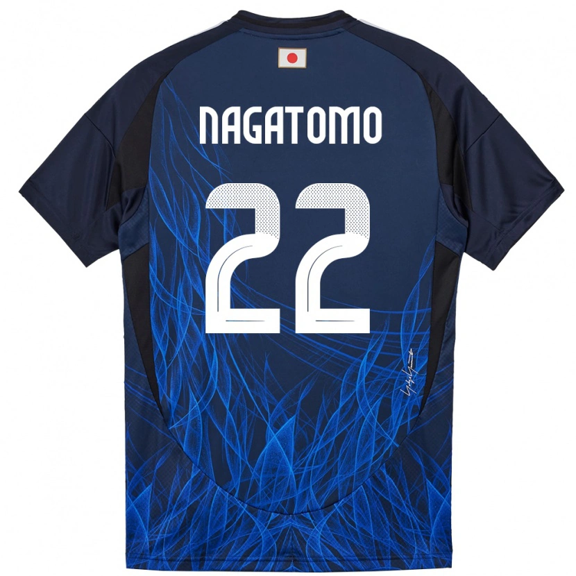 Danxen Niño Camiseta Japón Yuto Nagatomo #22 Azul Oscuro 1ª Equipación 24-26 La Camisa México