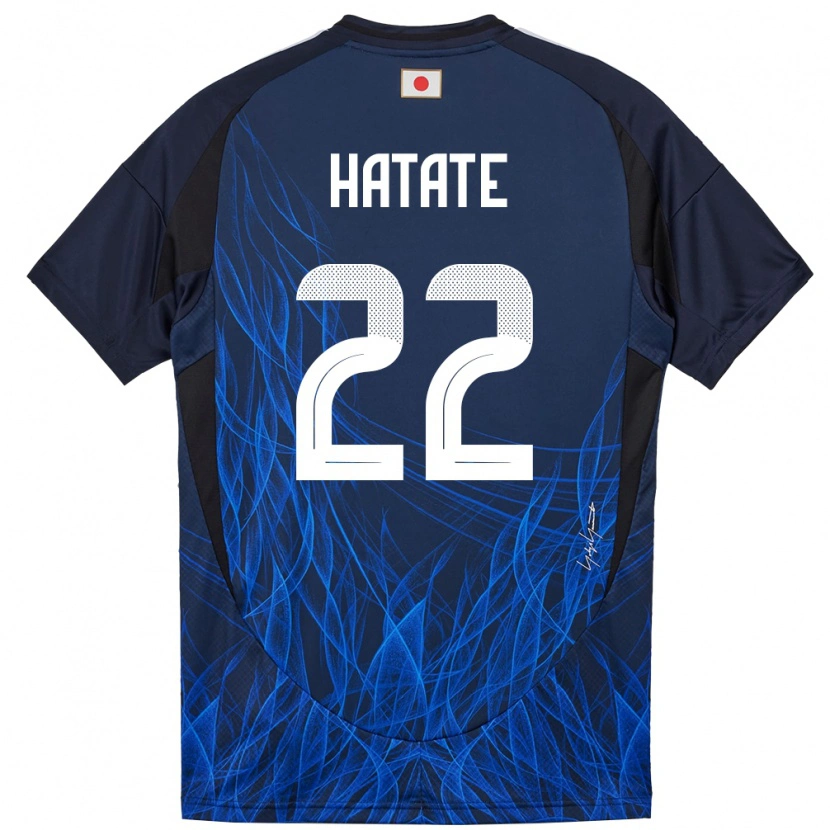 Danxen Niño Camiseta Japón Reo Hatate #22 Azul Oscuro 1ª Equipación 24-26 La Camisa México