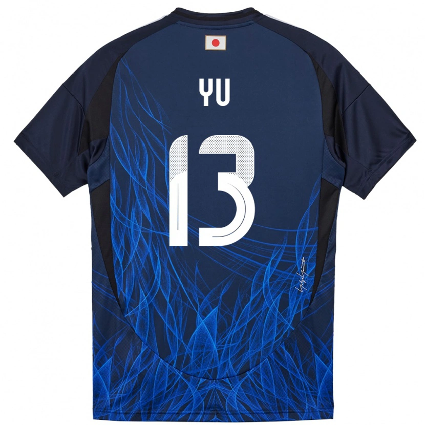 Danxen Niño Camiseta Japón Yu Hirakawa #13 Azul Oscuro 1ª Equipación 24-26 La Camisa México