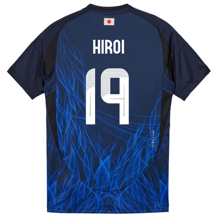 Danxen Niño Camiseta Japón Rando Hiroi #19 Azul Oscuro 1ª Equipación 24-26 La Camisa México