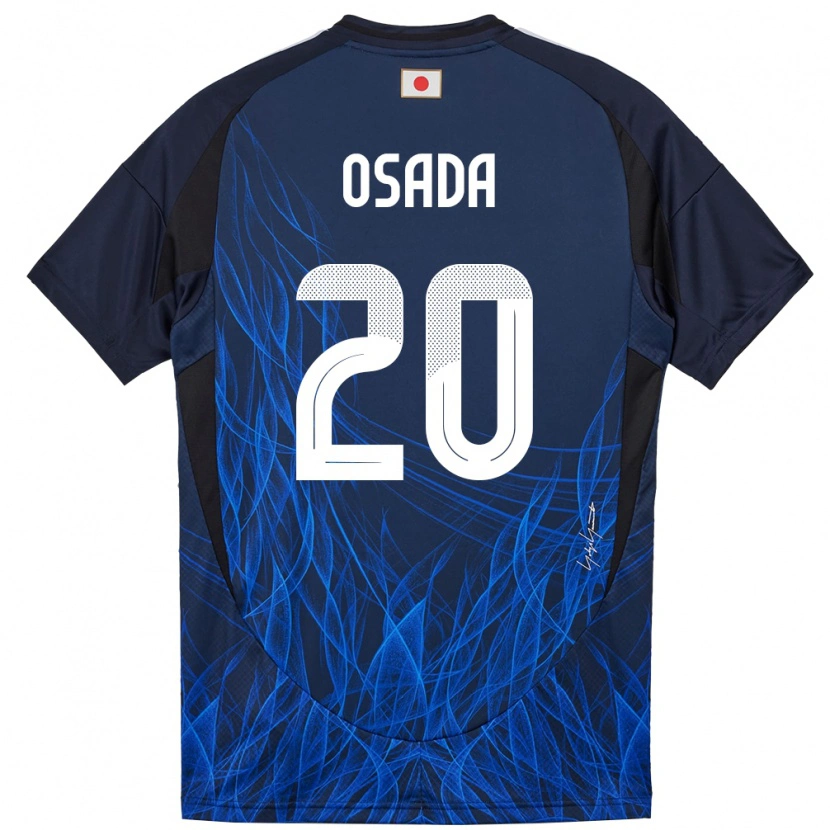 Danxen Niño Camiseta Japón Towa Osada #20 Azul Oscuro 1ª Equipación 24-26 La Camisa México