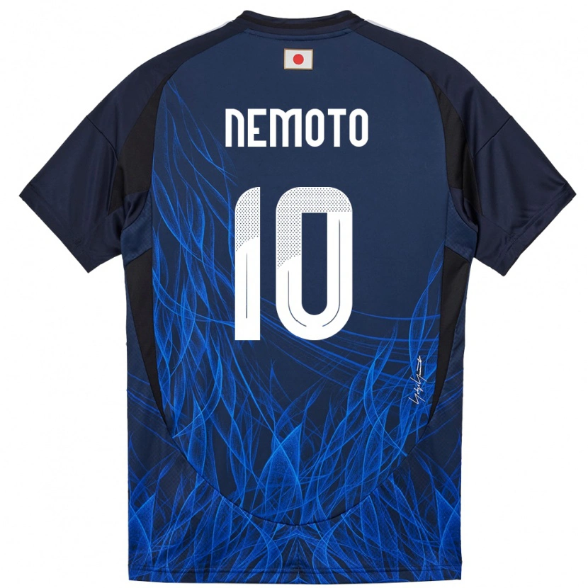 Danxen Niño Camiseta Japón Kotaro Nemoto #10 Azul Oscuro 1ª Equipación 24-26 La Camisa México