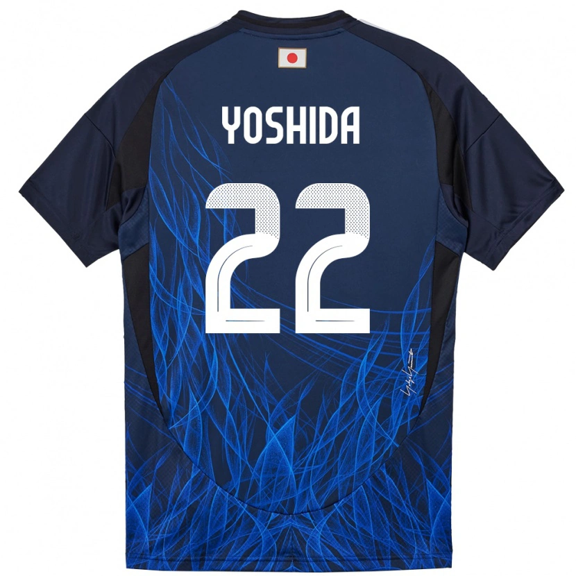 Danxen Niño Camiseta Japón Maya Yoshida #22 Azul Oscuro 1ª Equipación 24-26 La Camisa México