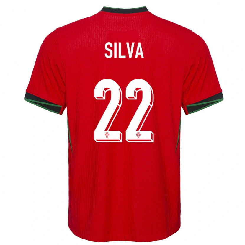 Danxen Niño Camiseta Portugal Rui Silva #22 Rojo 1ª Equipación 24-26 La Camisa México