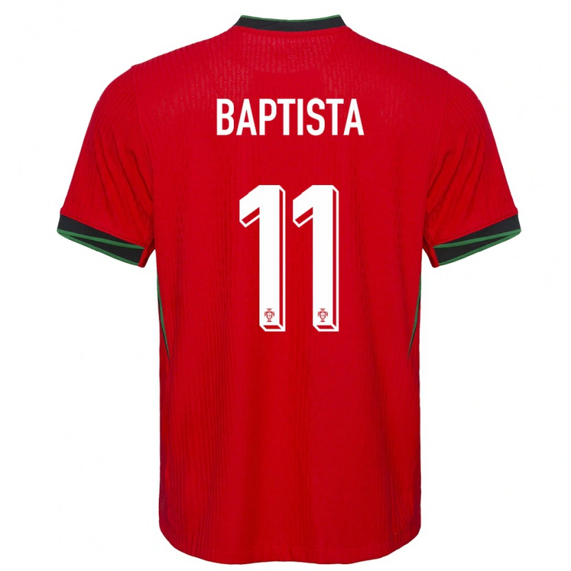 Danxen Niño Camiseta Portugal Brandão Baptista #11 Rojo 1ª Equipación 24-26 La Camisa México
