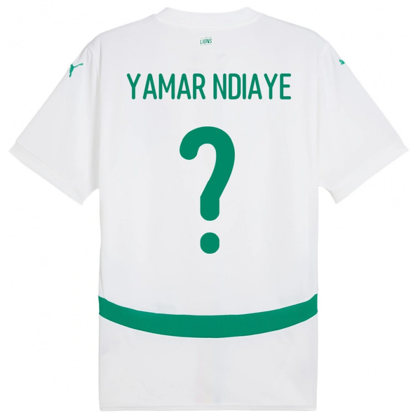 Danxen Niño Camiseta Senegal El Hadj Yamar Ndiaye #0 Blanco 1ª Equipación 24-26 La Camisa México