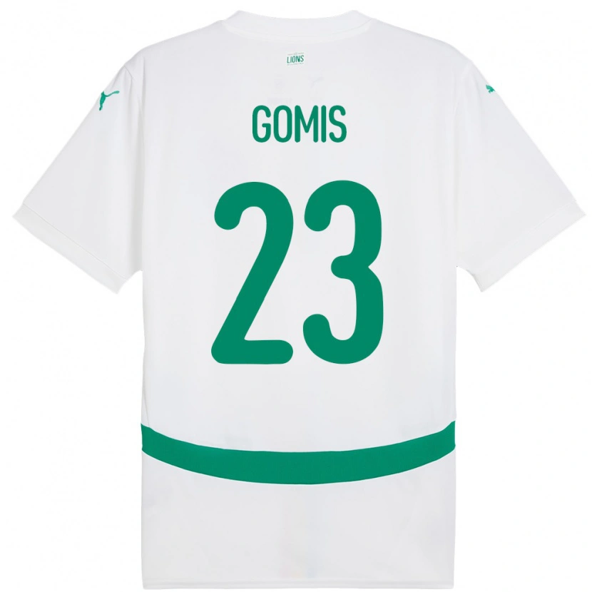 Danxen Niño Camiseta Senegal Alfred Gomis #23 Blanco 1ª Equipación 24-26 La Camisa México